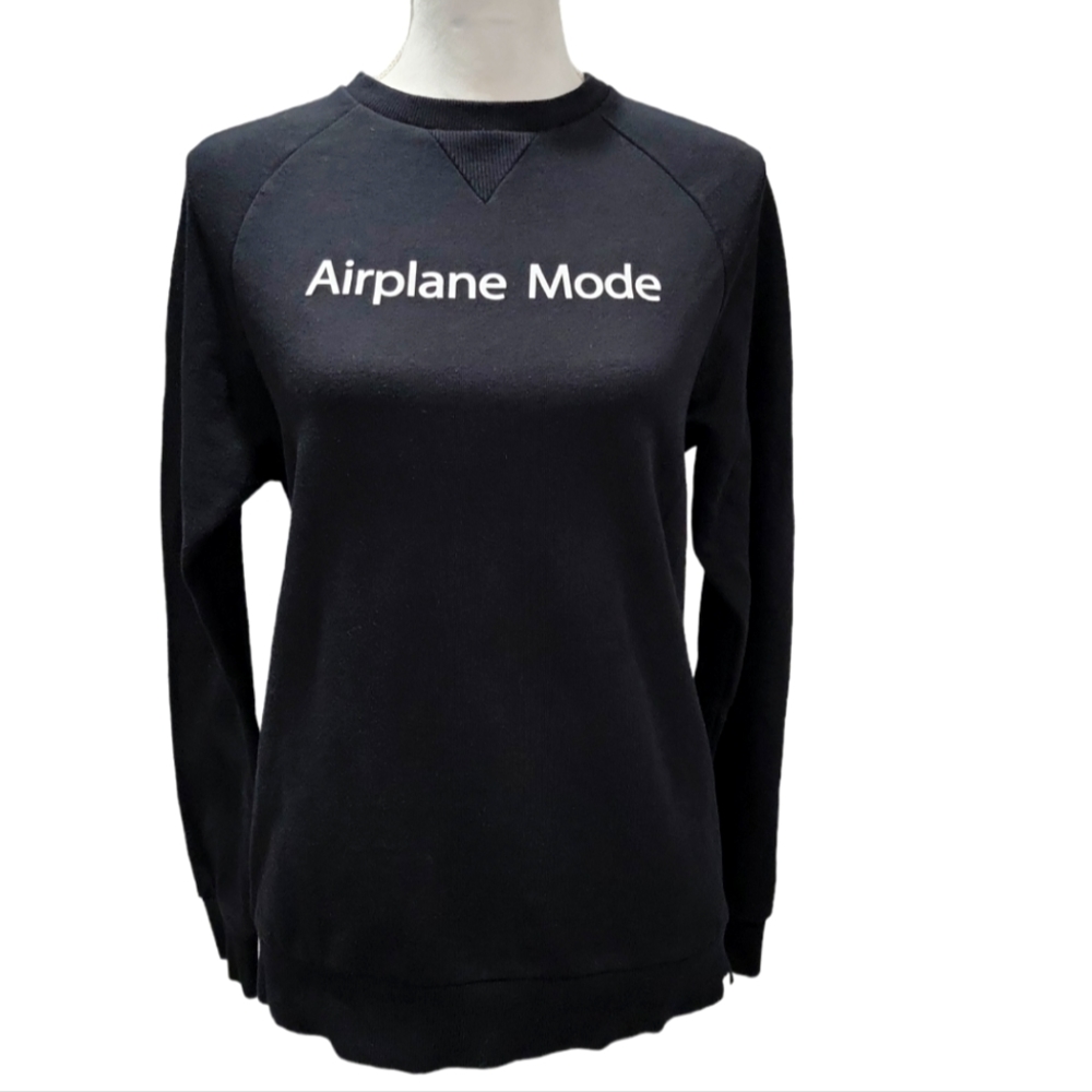 Sovereign Code Los Angeles Black Airplane Mode Pullover Sweatshirt Size Small